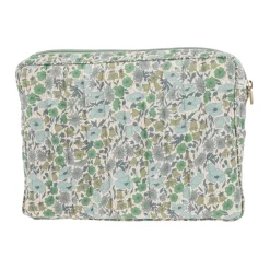 Bon Dep Pouch Big Liberty Poppy & Daisy Teal