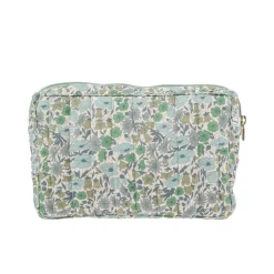 Bon Dep Pouch Small Liberty Poppy & Daisy Teal Online