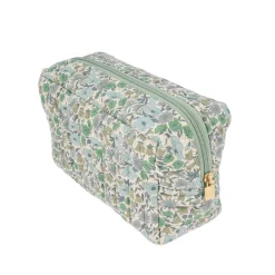 Bon Dep Pouch Square Liberty Poppy & Daisy Teal Discount