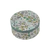 Bon Dep Smykkeskrin Round Liberty Poppy & Daisy Teal Discount