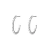 Caroline Svedbom Evelyne Loops Rhodium Crystal Best
