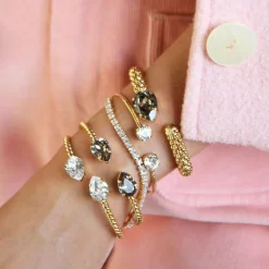Caroline Svedbom Mini Drop Bracelet | Greige New