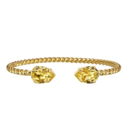Caroline Svedbom Mini Drop Bracelet Gold Dark Jonquil Hot