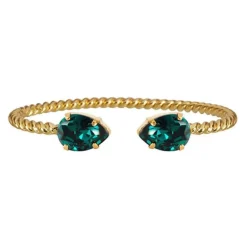 Caroline Svedbom Mini Drop Bracelet | Emerald Best