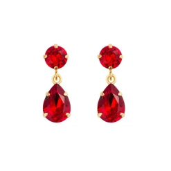 Caroline Svedbom Mini Drop Earrings Gold Light Siam Online