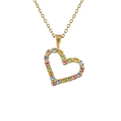 Caroline Svedbom Mini Sweetheart Necklace | Pastel Combo Best
