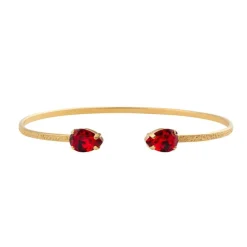 Caroline Svedbom Petite Drop Bracelet Gold Light Siam Discount