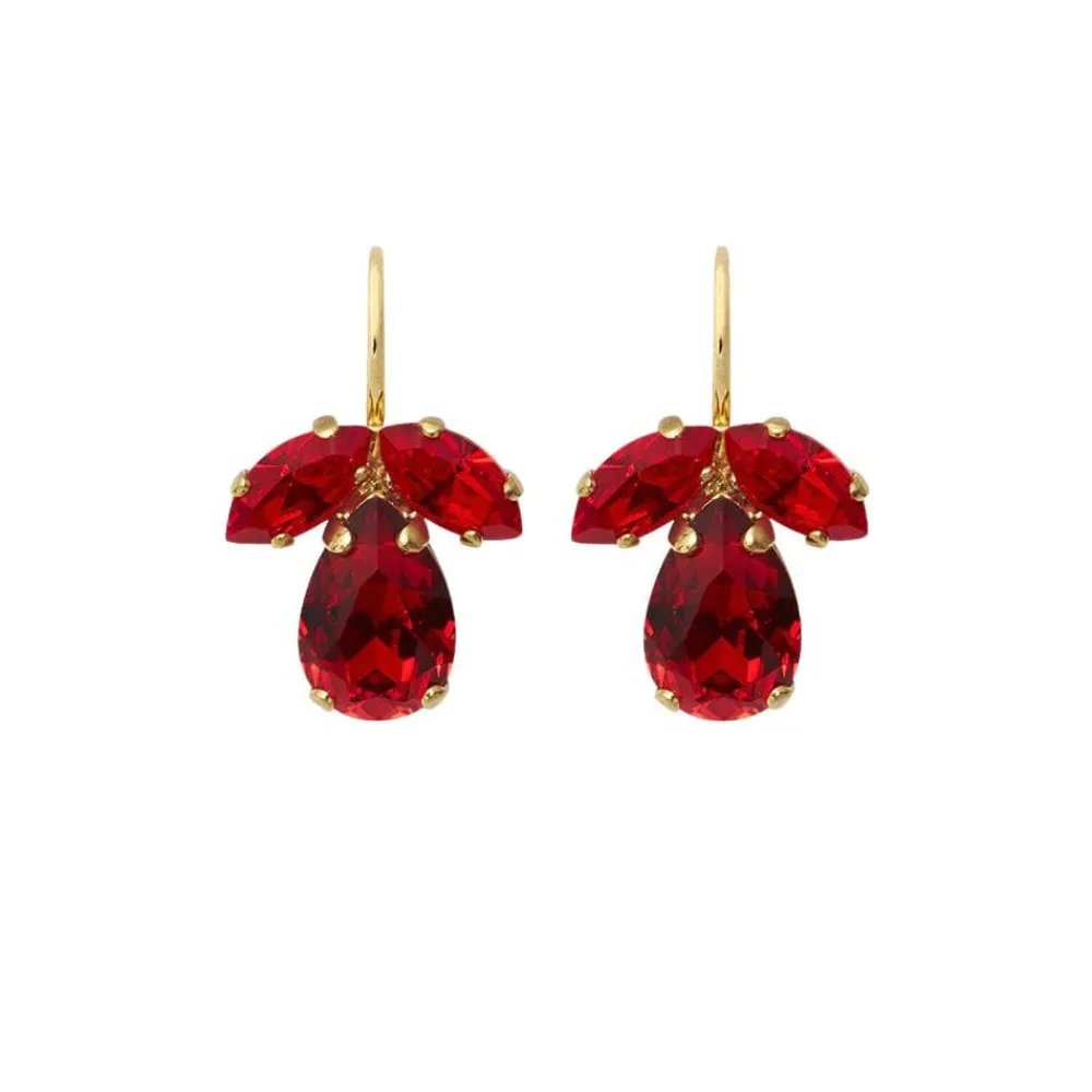 Caroline Svedbom Petite Timo Earrings Gold Light Siam New