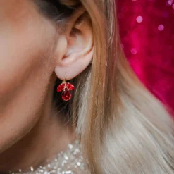 Caroline Svedbom Petite Timo Earrings Gold Light Siam New