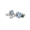 Caroline Svedbom Stardust Ring Rhodium Blue Combo Clearance