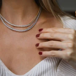 Caroline Svedbom Zara Necklace | Crystal Rhodium Clearance