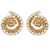 Caroline Svedbom Zia Earrings Gold Topaz Combo Outlet