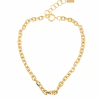 Emilia by Bon Dep Emilia Angeled Chain Necklace 40 cm Online