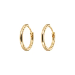 Emilia by Bon Dep Emilia Gold Hoops Hot