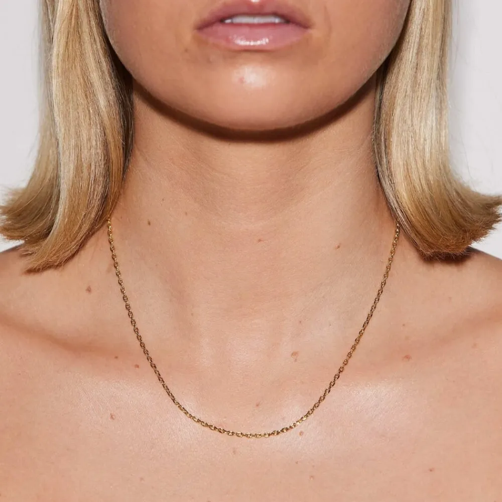 Emilia by Bon Dep Emilia - Gold Necklace 45 cm