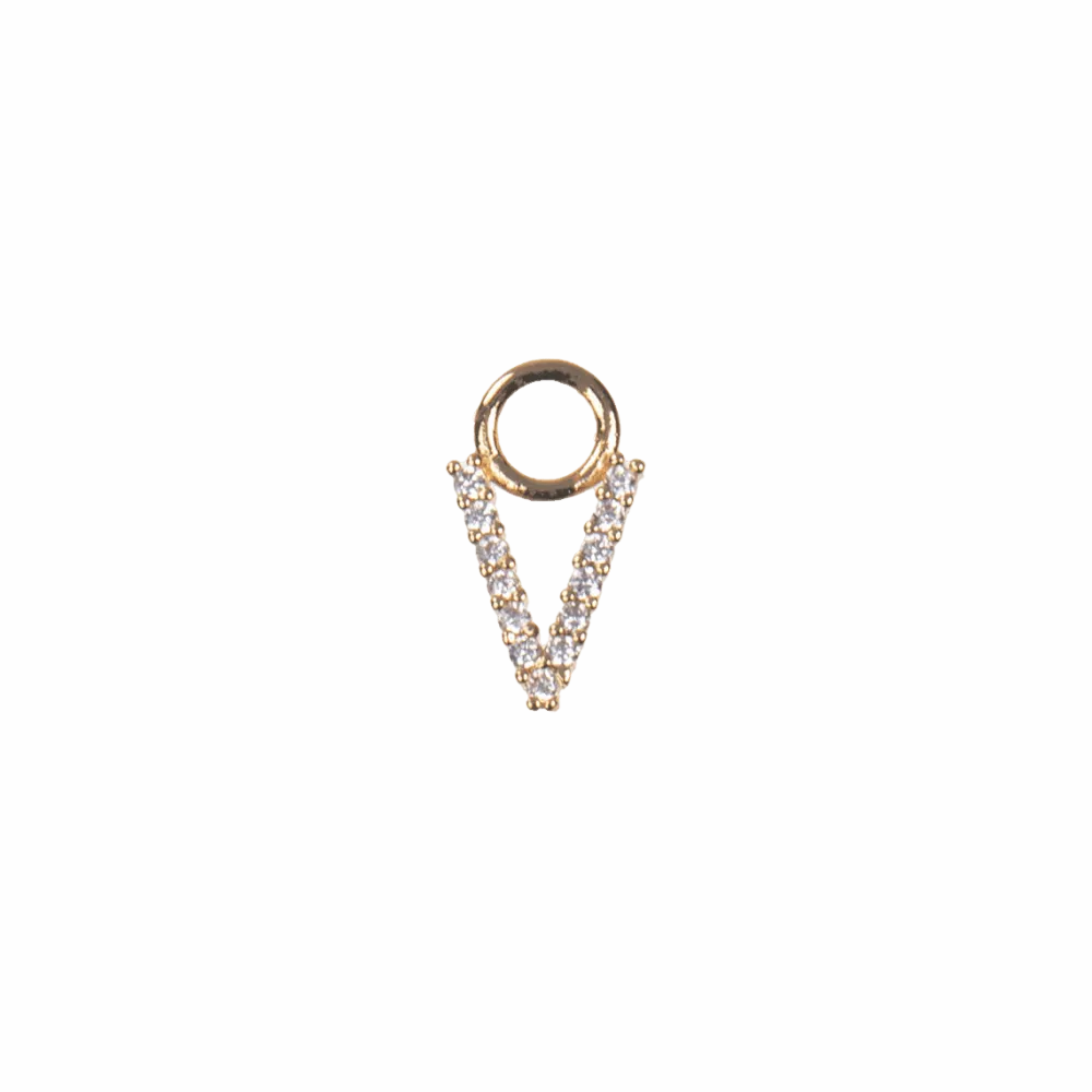 Emilia by Bon Dep Emilia - Letter Charm V Hot