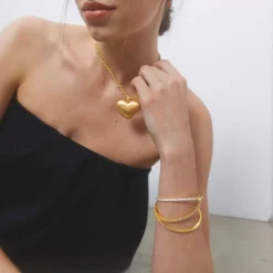 Emilia by Bon Dep Emilia Luna Bangle White Best