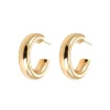 Emilia by Bon Dep Emilia Medium Chunky Hoops Online