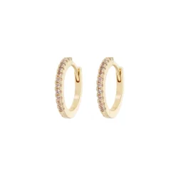 Emilia by Bon Dep Emilia - Medium Hoops Brown Sale