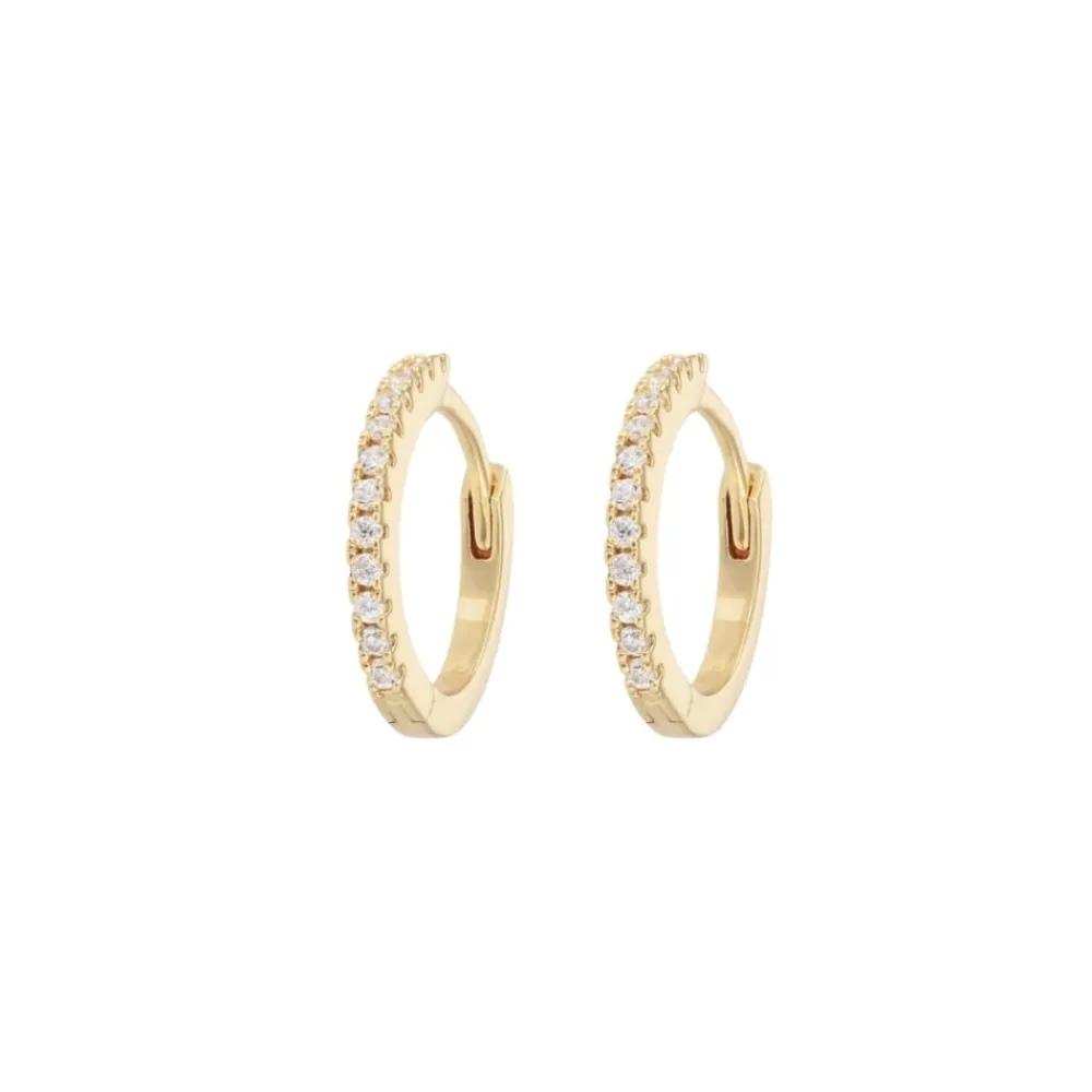 Emilia by Bon Dep Emilia - Medium Hoops White Online