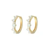 Emilia by Bon Dep Emilia Mixed Hoops White Discount
