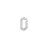 Emilia by Bon Dep Emilia Silver Connector (stor) Clearance