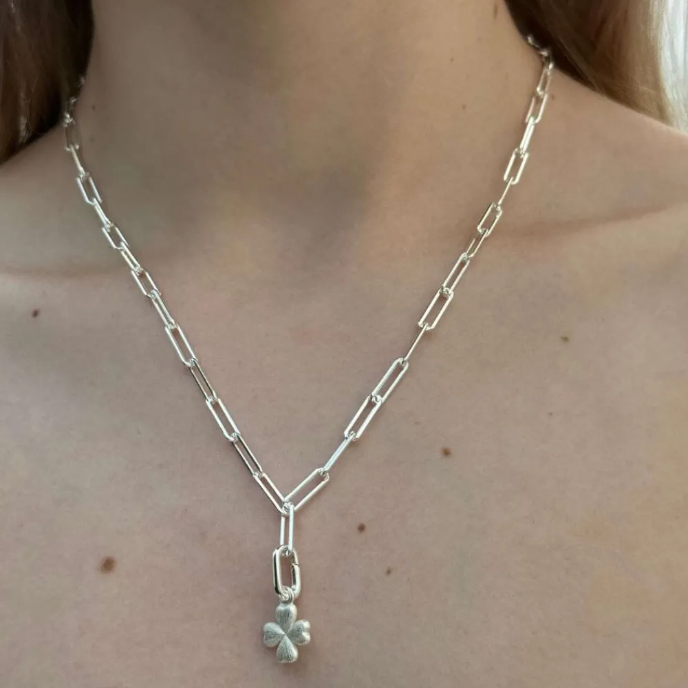 Emilia by Bon Dep Emilia Silver Connector (stor) Clearance