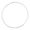 Emilia by Bon Dep Emilia Thick Chain Necklace 45 cm Silver Clearance