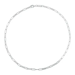 Emilia by Bon Dep Emilia Thick Chain Necklace 45 cm Silver Clearance