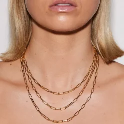 Emilia by Bon Dep Emilia - Thick Chain Necklace 50 cm Hot