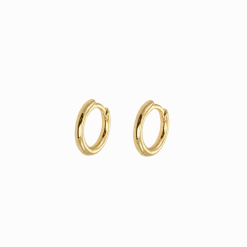Emilia by Bon Dep Emilia X-Small Gold Hoops
