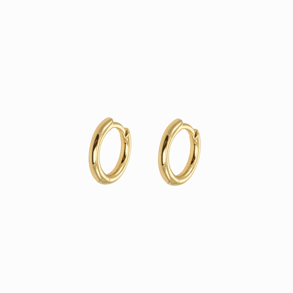 Emilia by Bon Dep Emilia X-Small Gold Hoops