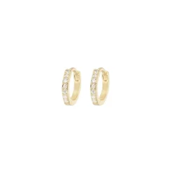 Emilia by Bon Dep Emilia - X-Small Hoops White Sale