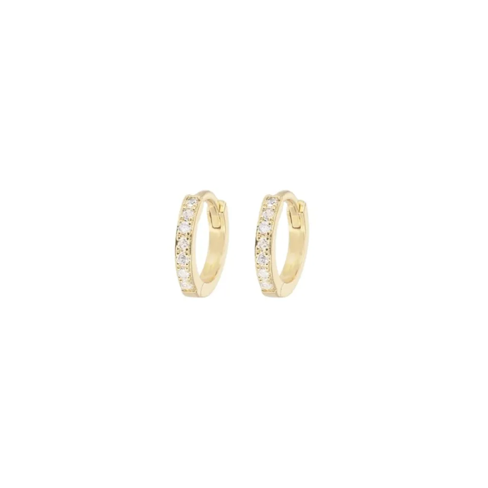Emilia by Bon Dep Emilia - X-Small Hoops White Sale