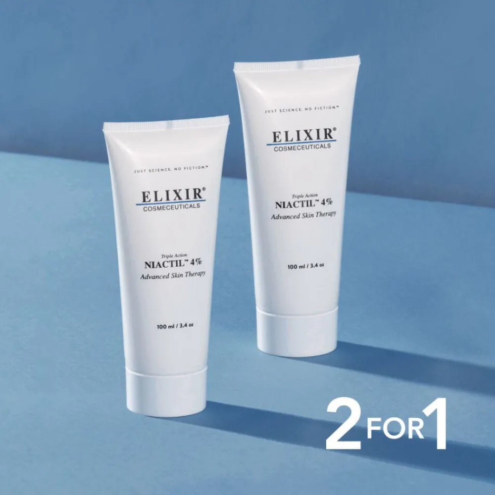 Face Formula 2 for 1 Elixir Niactil 4% 100 ml - Kjøp én, få én ekstra i gave. Sale