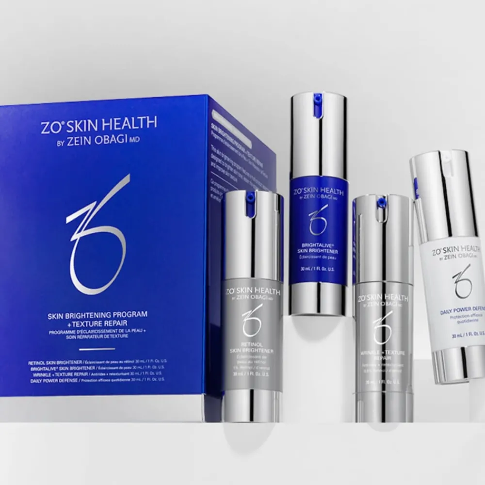 ZO Skin Health KAMPANJE ZO Skin Brightening Program + Texture Repair Kit-Få med gave