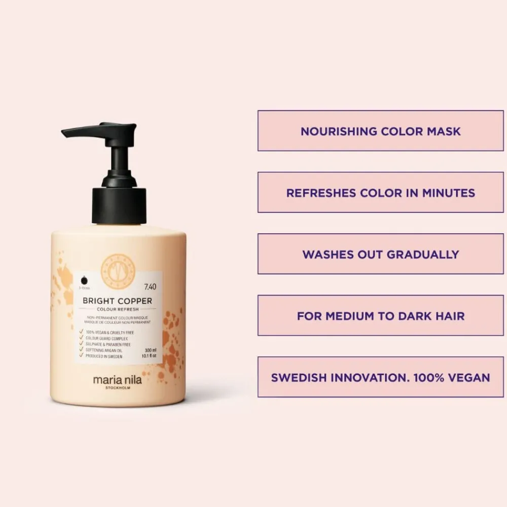 Maria Nila Colour Refresh Bright Copper 7.40 Outlet