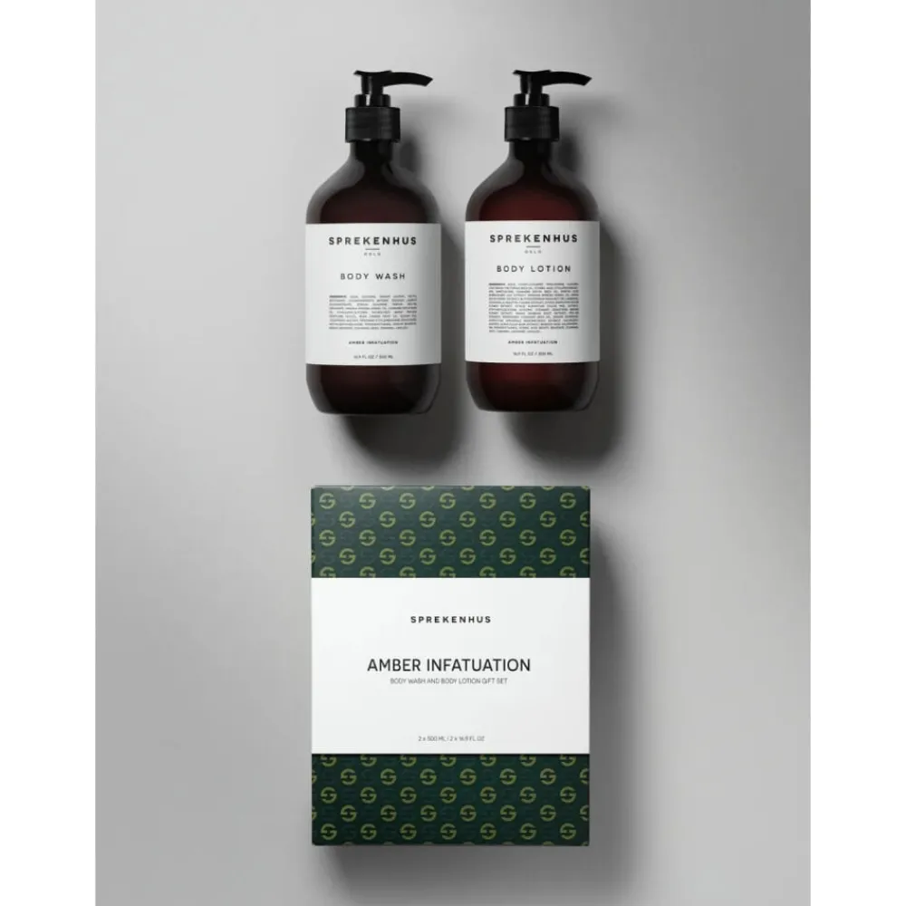 Sprekenhus Body Wash & Lotion Gift Set Amber Infatuation Discount